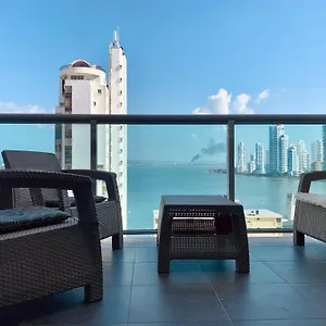 Oceanview Escape Pool, Jacuzzi & Gym In Bocagrande Cartagena